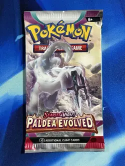 Pokemon 2023 Scarlet & Violet Paldea Evolved Booster Pack Lot X5 Artset SV Nm M - Image 2