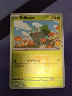 Bulbasaur 001/132 Pokemon Day 2026 Promo Reverse Holo ! - Image 1