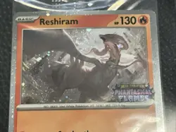 Pokemon Reshiram 017/094 Phantasmal Flames Stamped Promo w/Swirl | Sealed | - Image 5