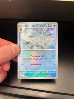 Pokemon TCG Glaceon 025/131 Sv: Prismatic Evolutions Holo Master Ball Pattern NM - Image 1