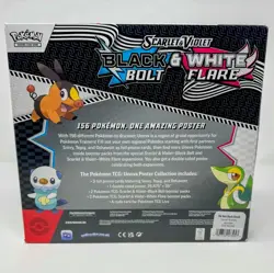 NEW SEALED POKEMON TCG SCARLET VIOLET BLACK BOLT WHITE FLARE POSTER COLLECTION - Image 2