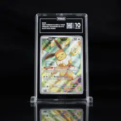 TAG 10 EEVEE 2025 POKEMON SCARLET & VIOLET BLACK STAR PROMOS #173 PRISMATIC EVO. - Image 1