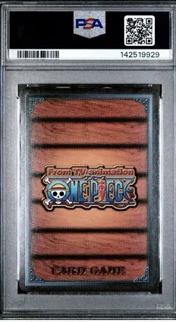 PSA 8 2003 BANDAI ONE PIECE CCG JAPANESE SKYPIEA'S HOLY WARCHOPPER & ROBIN T06 - Image 2
