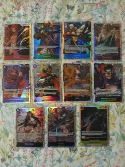 One Piece TCG Super Rare Lot ×11 English (No Duplicates) - Image 1