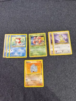 Vintage Pokemon card Lot Base Set And Jungle 51 cards - Image 2