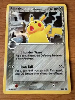2006 Pokemon Pikachu Black Star Promo 035 Holo Rare Card TCG - Image 1