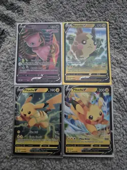 Pokemon TCG 25X V Cards Bundle Sword & Shield Full Art Pikachu - Image 3