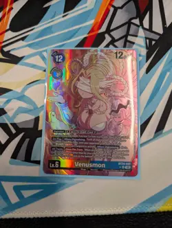 Bandai Venusmon BT24-040 Mega Holo Digimon CCG Card Alternate Art English - Image 1