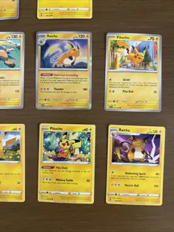 Pikachu Raichu Pichu 10 Pokemon Cards Mint Tcg - Image 2