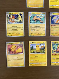 Pikachu Raichu Pichu 10 Pokemon Cards Mint Tcg - Image 3