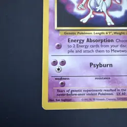 Mewtwo Promo Card 3 From First Pokemon Movie - Image 5