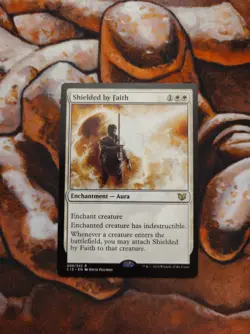 NM Shielded by Faith Commander 2015 C15 MTG Magic the Gathering - Image 1