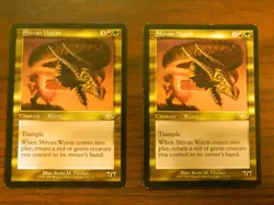 MTG Planeshift Shivan Wurm x2 Lightly Played Condition - Image 1