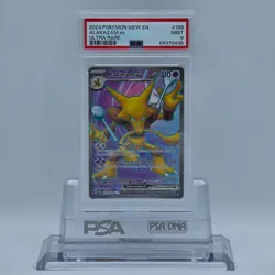 2023 Pokemon MEW EN Ultra Rare #188 Alakazam ex PSA 9 - Image 1