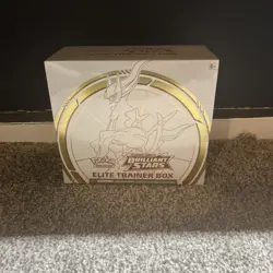 Pokemon TCG Sword Shield Brilliant Stars ETB Elite Trainer Box New Sealed 820650850127 - Image 1