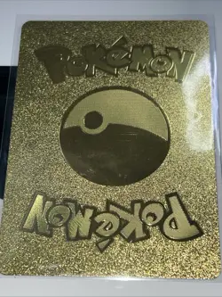 Gold Pokemon Card Collectible/Gift - Image 2