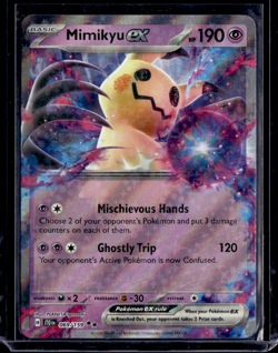 Pokemon S&V: Journey Together Mimikyu ex 69/159 Double Rare Near Mint - Image 1