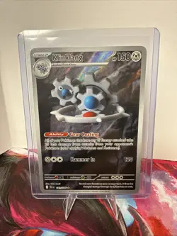 Klinklang 141/086 Illustration Rare Yuka Morii Pokemon TCG SV: Black Bolt NM - Image 1