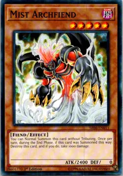 Mist Archfiend SR06-EN011 Yu-Gi-Oh! Light Play 1st Edition - Image 1
