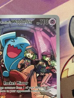 Team Rocket's Wobbuffet SVP203 Promo Pokemon TCG Scarlet & Violet NM - Image 3