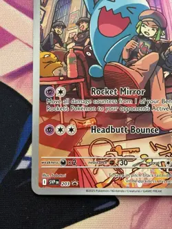 Team Rocket's Wobbuffet SVP203 Promo Pokemon TCG Scarlet & Violet NM - Image 5