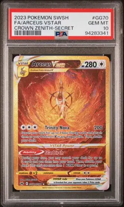 Pokemon Crown Zenith GG: Gold Full Set Palkia, Dialga, Giratina, Arceus PSA 10 - Image 4