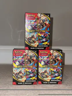 Pokemon Mega Evolution Booster Bundle 3x - Factory Sealed - NEXT DAY SHIP ⭐ - Image 1