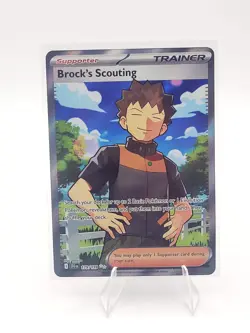 Brocks Scouting 179/159 Journey Together Ultra Rare Pokemon NM - Image 1