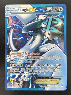 Lugia EX 134/135 Black and White Plasma Storm Full Art- MP -Pokemon - Portuguese - Image 1