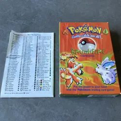 Pokemon Brushfire Theme Deck Box 1999 - Incomplete - Image 2