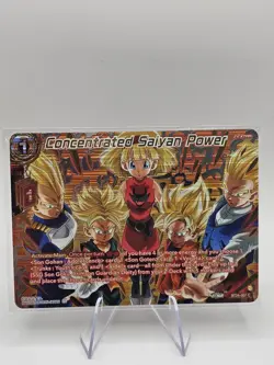 Dragon Ball Super Card Game Concentrated Saiyan Power Bt24-007 ALT - Image 1