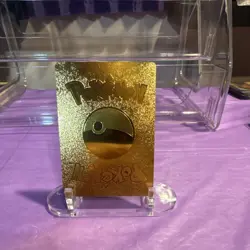 Pokemon Pikachu Gold Foil Card - Image 2