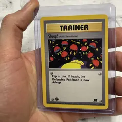 Sleep! (Rocket's Secret Machine) 79/82 Team Rocket 1st Edition LP+ Pokemon Card - Image 1