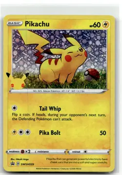 Pikachu - (General Mills) Promo Miscellaneous Cards & Products SWSH039 NM - Image 1