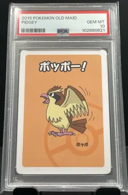 2019 Old Maid Pidgey Pokemon card PSA 10 - Image 1