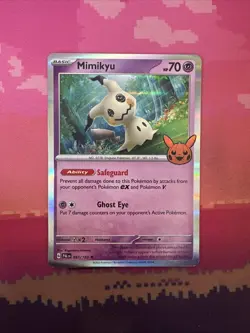Pokemon Card Mimikyu Trick Or Trade Holo 097/193 Near Mint - Image 1