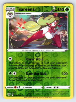 Tsareena 016/189 2020 Darkness Ablaze Pokemon Card TCG Reverse Holo Rare - Nm - Image 1