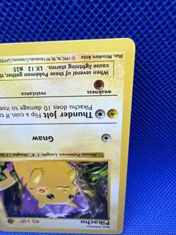 Pikachu (Red Cheeks) 58/102 Base Set (Shadowless) Pokemon Card NM 1999 Vintage - Image 5