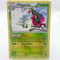 Pokemon TCG Meganium 3/122 League Promo Reverse Holo HeartGold SoulSilver Card N - Image 1