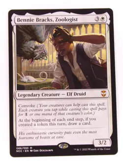 MTG / Bennie Bracks 086/093 / Zoologist Commander: Streets of New Capenna NM - Image 1