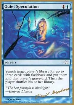 MTG Quiet Speculation (dh49/142) World Championship Decks 2003 MP - Image 1