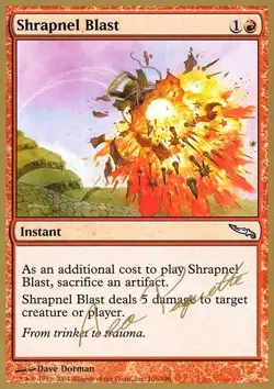 MTG Shrapnel Blast (ap106/103) World Championship Decks 2004 MP - Image 1