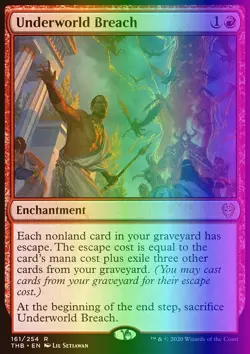 MTG Magic the Gathering Underworld Breach (161/412) Theros Beyond Death NM FOIL - Image 1