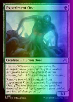 MTG Magic the Gathering Experiment One (137/497) Ravnica Remastered NM FOIL - Image 1