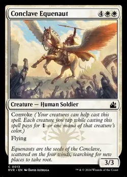 MTG Magic the Gathering Conclave Equenaut (13/497) Ravnica Remastered NM - Image 1