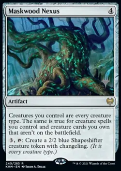 MTG Magic the Gathering Maskwood Nexus (240p/169) Kaldheim Promos LP - Image 1