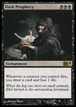 MTG Magic the Gathering Dark Prophecy (93/262) Magic 2014 MP - Image 1