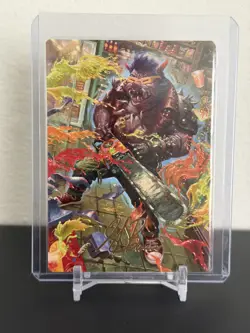 MTG Bebop, Porcine Punk #52/54 (Gold-Stamped Signature) TMNT Art Series NM - Image 1