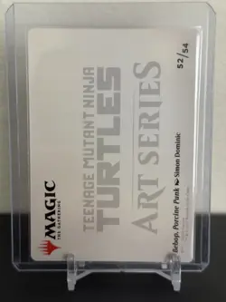 MTG Bebop, Porcine Punk #52/54 (Gold-Stamped Signature) TMNT Art Series NM - Image 2