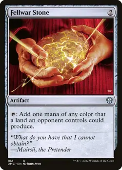 MTG Magic the Gathering Fellwar Stone (182/265) Dominaria United Commander LP - Image 1